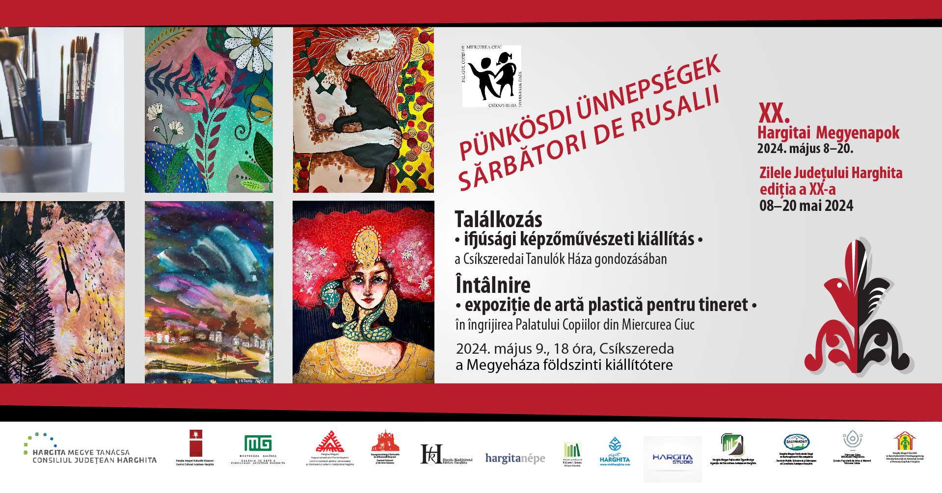 Întâlnire - expoziție de artă plastică pentru tineret în îngrijirea Palatului Copiilor din Miercurea Ciuc