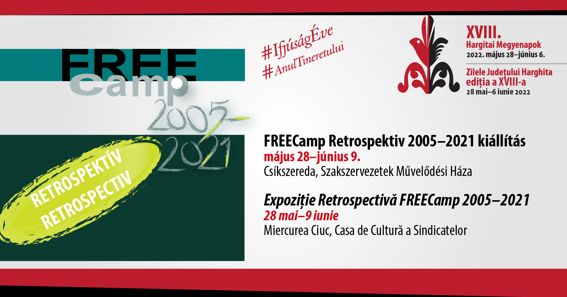 FREE Camp 2005–2021 retrospektív kiállítás 